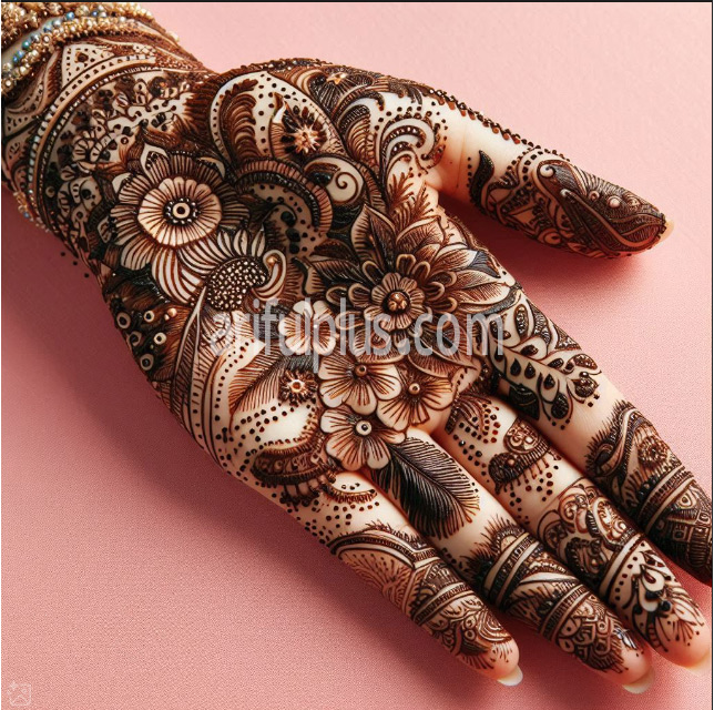 হাতের তালুর সিম্পল ও গর্জিয়াস মেহেদি ডিজাইন হাতের তালুর সিম্পল ও গর্জিয়াস মেহেদি ডিজাইন