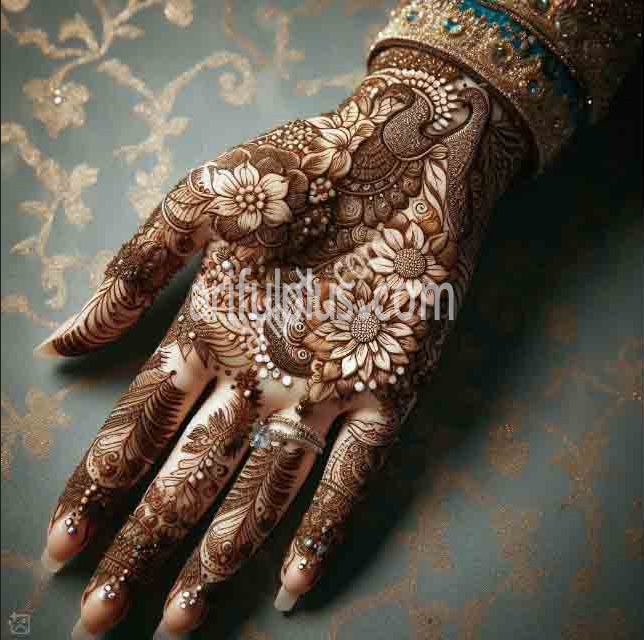 হাতের তালুর সিম্পল ও গর্জিয়াস মেহেদি ডিজাইন হাতের তালুর সিম্পল ও গর্জিয়াস মেহেদি ডিজাইন