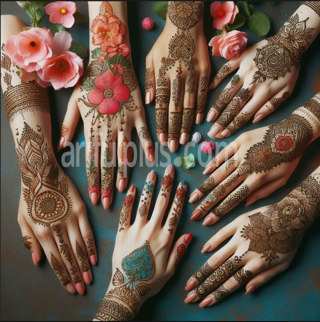 হাতের তালুর সিম্পল ও গর্জিয়াস মেহেদি ডিজাইন হাতের তালুর সিম্পল ও গর্জিয়াস মেহেদি ডিজাইন
