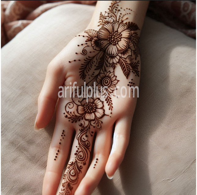 হাতের তালুর সিম্পল ও গর্জিয়াস মেহেদি ডিজাইন হাতের তালুর সিম্পল ও গর্জিয়াস মেহেদি ডিজাইন
