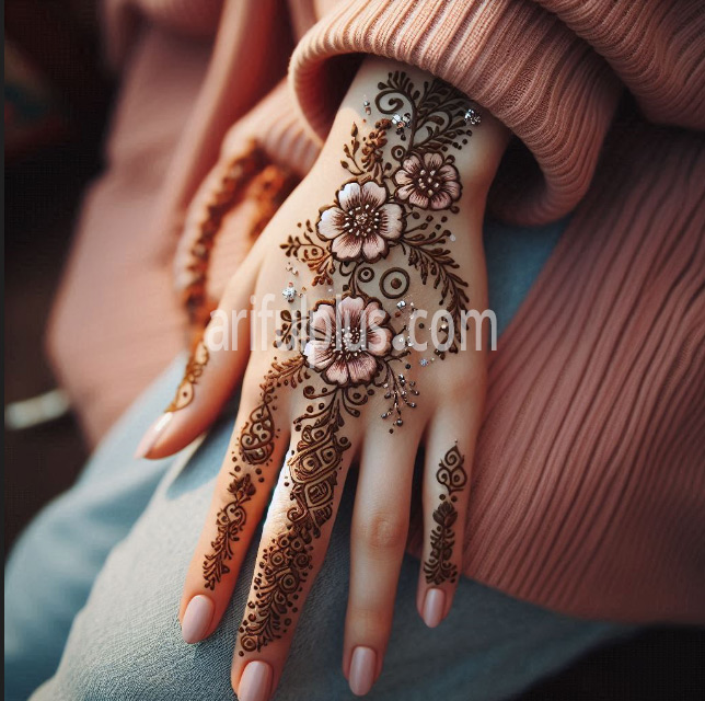 হাতের তালুর সিম্পল ও গর্জিয়াস মেহেদি ডিজাইন হাতের তালুর সিম্পল ও গর্জিয়াস মেহেদি ডিজাইন