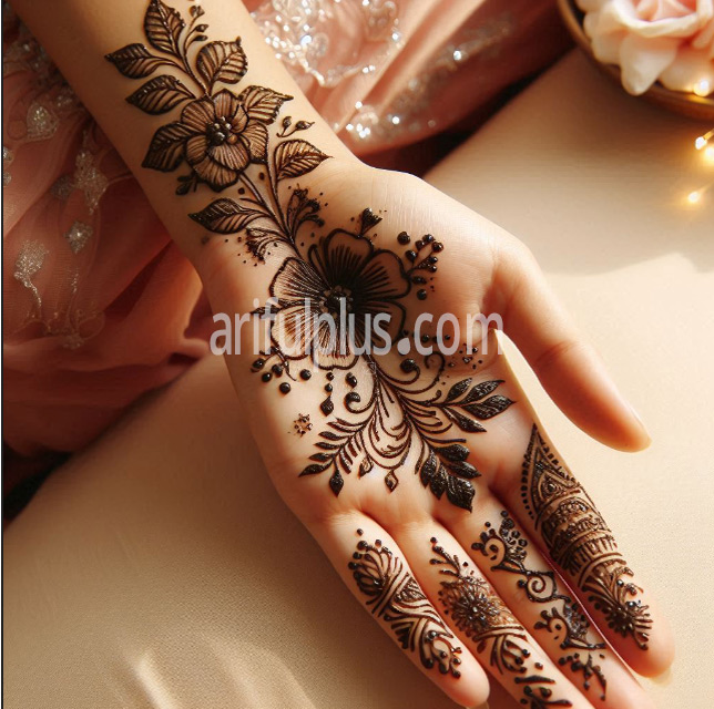 হাতের তালুর সিম্পল ও গর্জিয়াস মেহেদি ডিজাইন হাতের তালুর সিম্পল ও গর্জিয়াস মেহেদি ডিজাইন