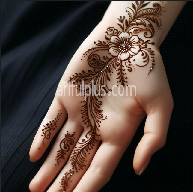 হাতের তালুর সিম্পল ও গর্জিয়াস মেহেদি ডিজাইন হাতের তালুর সিম্পল ও গর্জিয়াস মেহেদি ডিজাইন