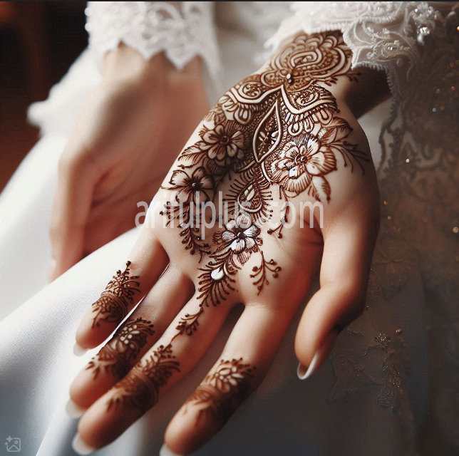 হাতের তালুর সিম্পল ও গর্জিয়াস মেহেদি ডিজাইন হাতের তালুর সিম্পল ও গর্জিয়াস মেহেদি ডিজাইন