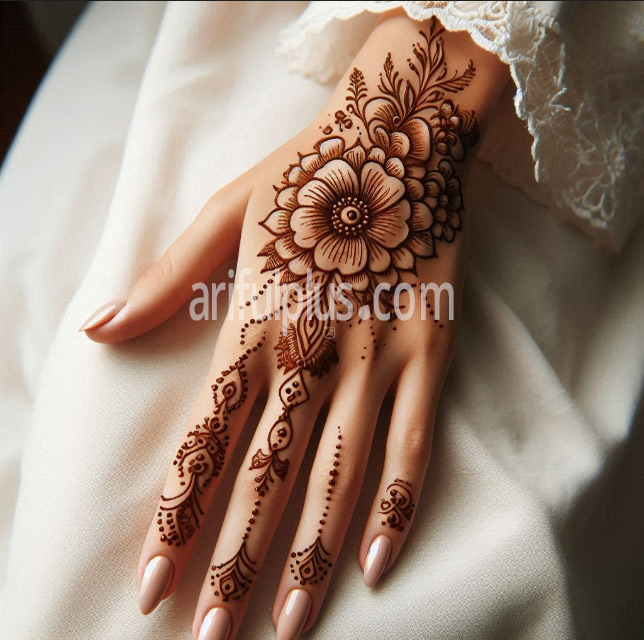 হাতের তালুর সিম্পল ও গর্জিয়াস মেহেদি ডিজাইন হাতের তালুর সিম্পল ও গর্জিয়াস মেহেদি ডিজাইন