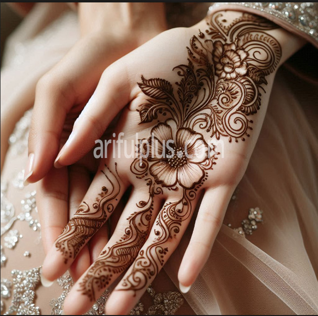 হাতের তালুর সিম্পল ও গর্জিয়াস মেহেদি ডিজাইন হাতের তালুর সিম্পল ও গর্জিয়াস মেহেদি ডিজাইন