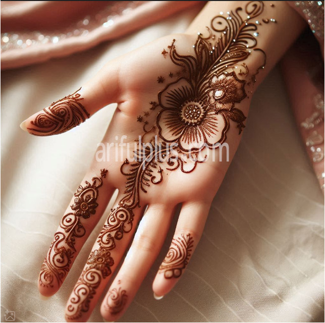 হাতের তালুর সিম্পল ও গর্জিয়াস মেহেদি ডিজাইন হাতের তালুর সিম্পল ও গর্জিয়াস মেহেদি ডিজাইন