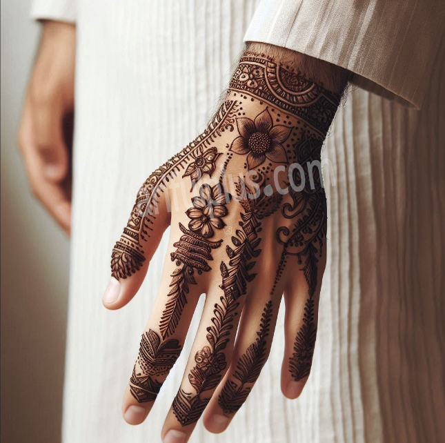ছেলেদের হাতের মেহেদি ডিজাইন 2025 ছেলেদের হাতের মেহেদি ডিজাইন 2025