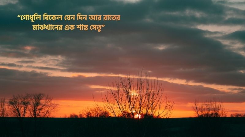 গোধূলি বিকেল নিয়ে স্ট্যাটাস