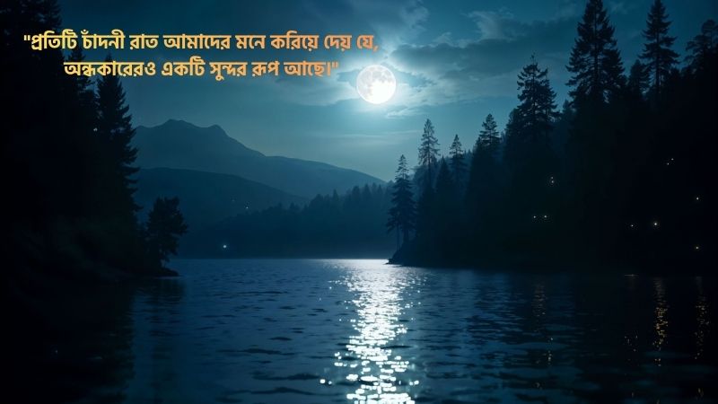 চাঁদনী রাত নিয়ে উক্তি