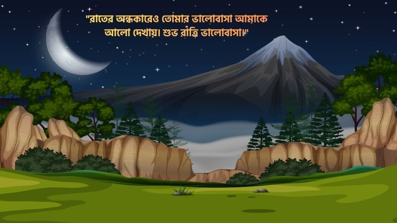 শুভ রাত্রি রোমান্টিক মেসেজ